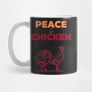 Peace & Chicken - International day of Peace Mug